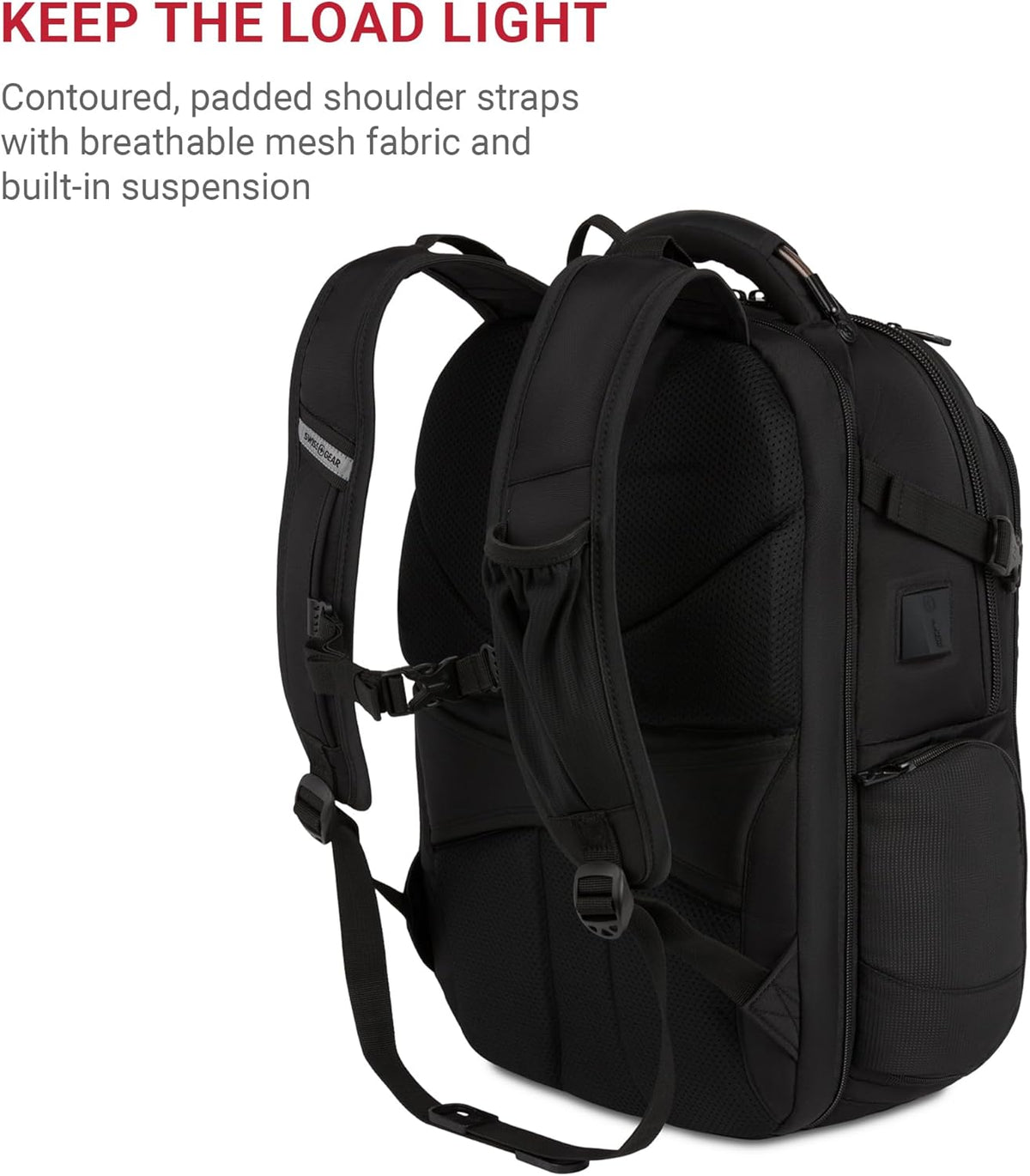 SwissGear 5358 USB ScanSmart Mochila para Portátil de 16", Negr...