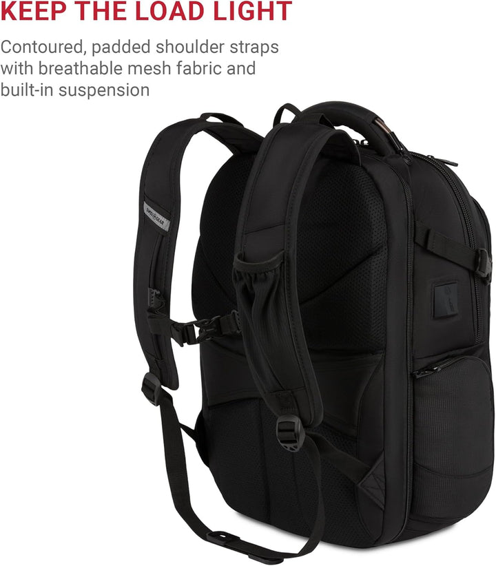 SwissGear 5358 USB ScanSmart Mochila para Portátil de 16", Negr...