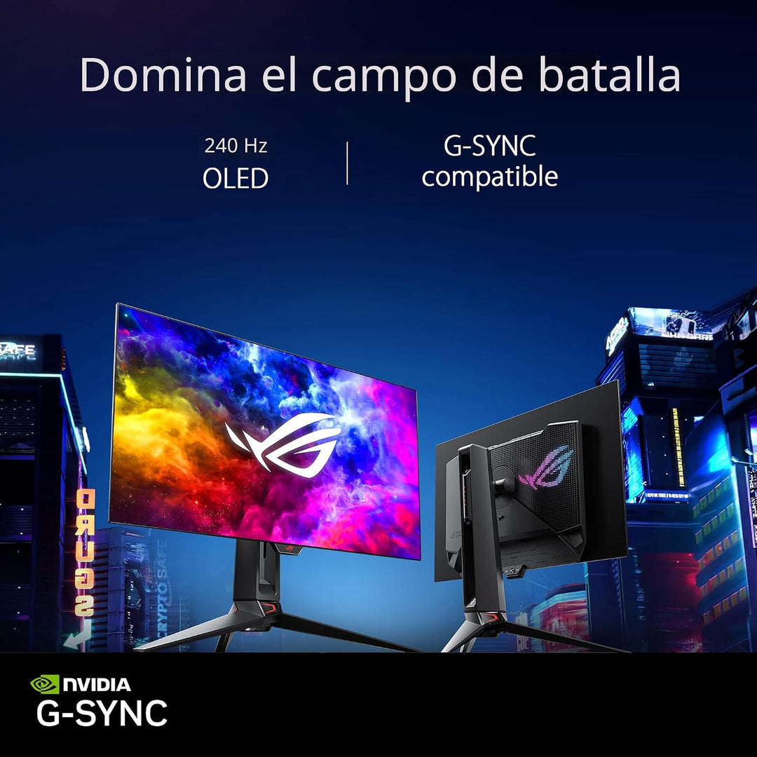 ASUS ROG Swift 27\u201D 1440P OLED DSC Monitor de juegos (PG27AQDM)...