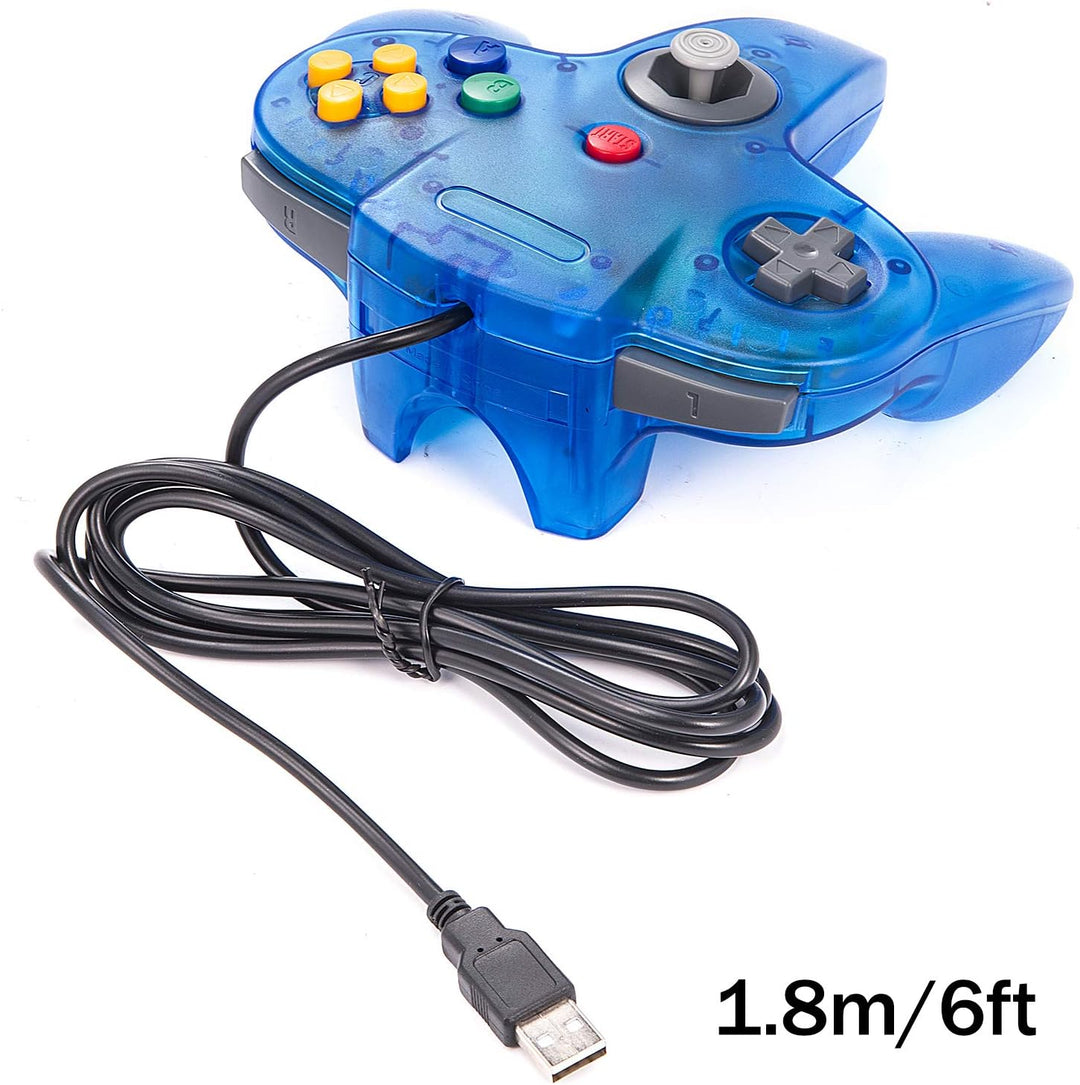 2 paquetes de controladores USB retro para juegos N64 PC