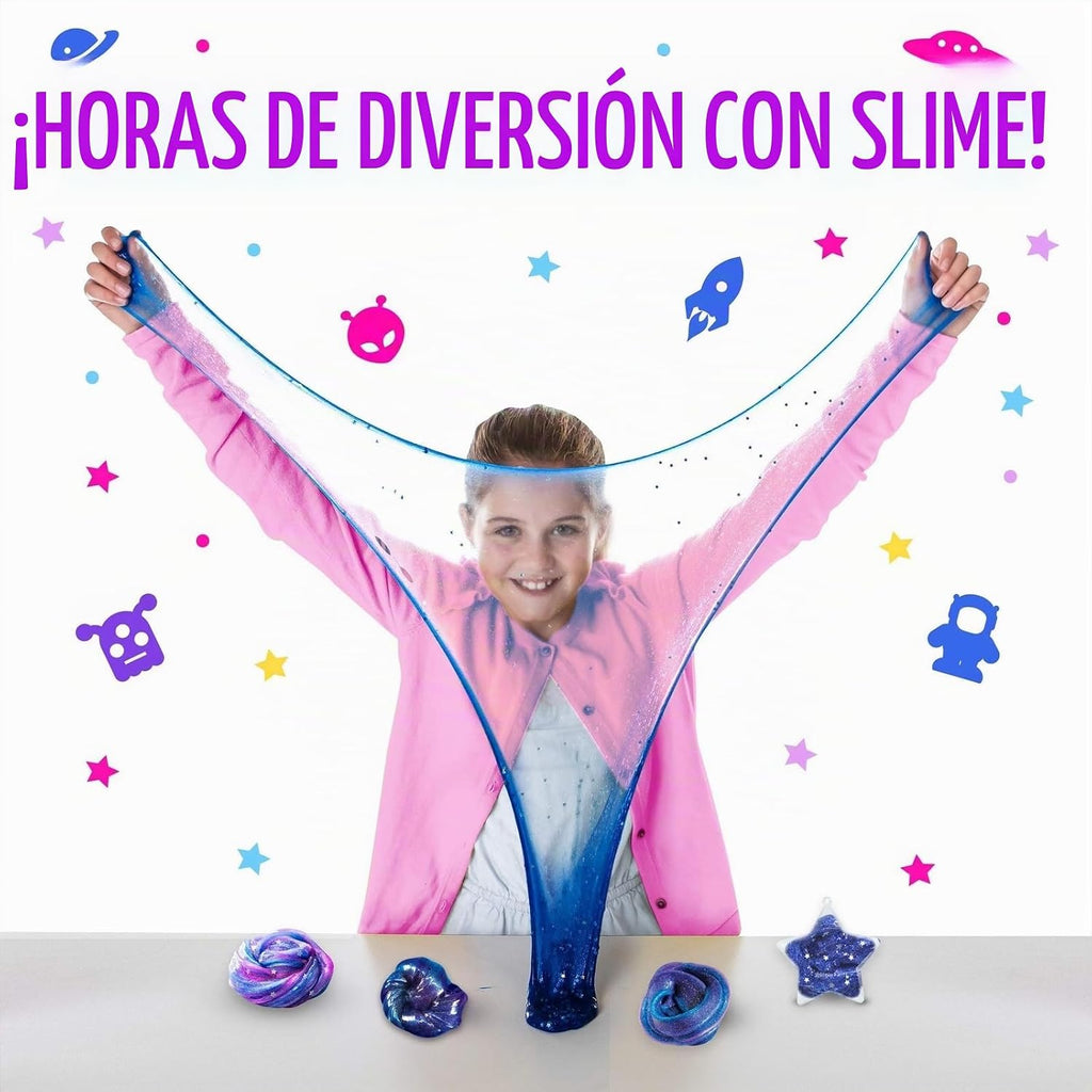 Original Stationery Mini kit de slime de galaxia para niñas y niños de 7 a 12 años, juego de slime que brilla en la oscuridad con purpurina, divertido juguete de manualidades espaciales para juegos creativos, regalo de cumpleaños para niños
