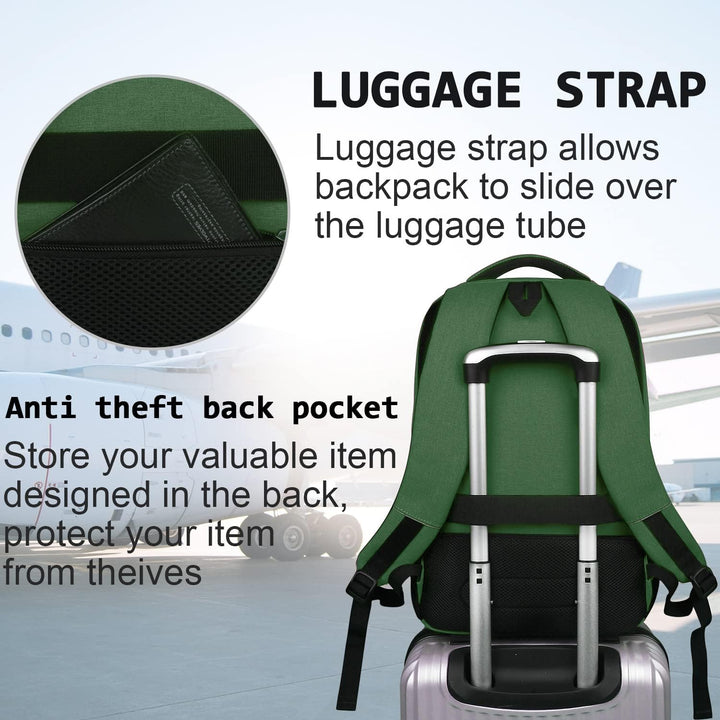 Mochila para computadora portátil, delgada, duradera e impermeable,...