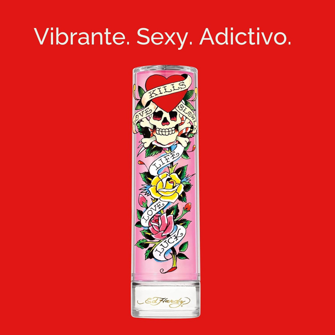 Christian Audigier Ed Hardy - Perfume para mujer, 3.4 fl. oz. EDP S...