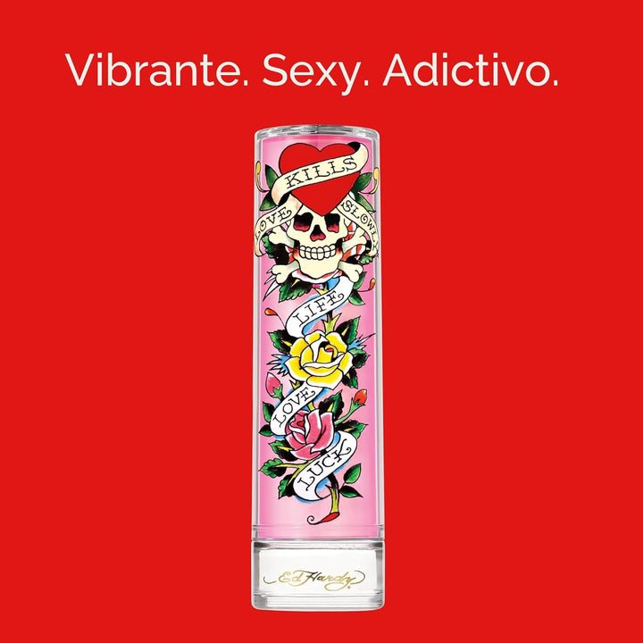 Christian Audigier Ed Hardy - Perfume para mujer, 3.4 fl. oz. EDP S...