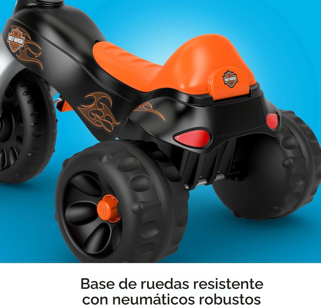 Fisher-Price Harley-Davidson Tough Trike - Juguete para niños pequeños, máximo 55 libras