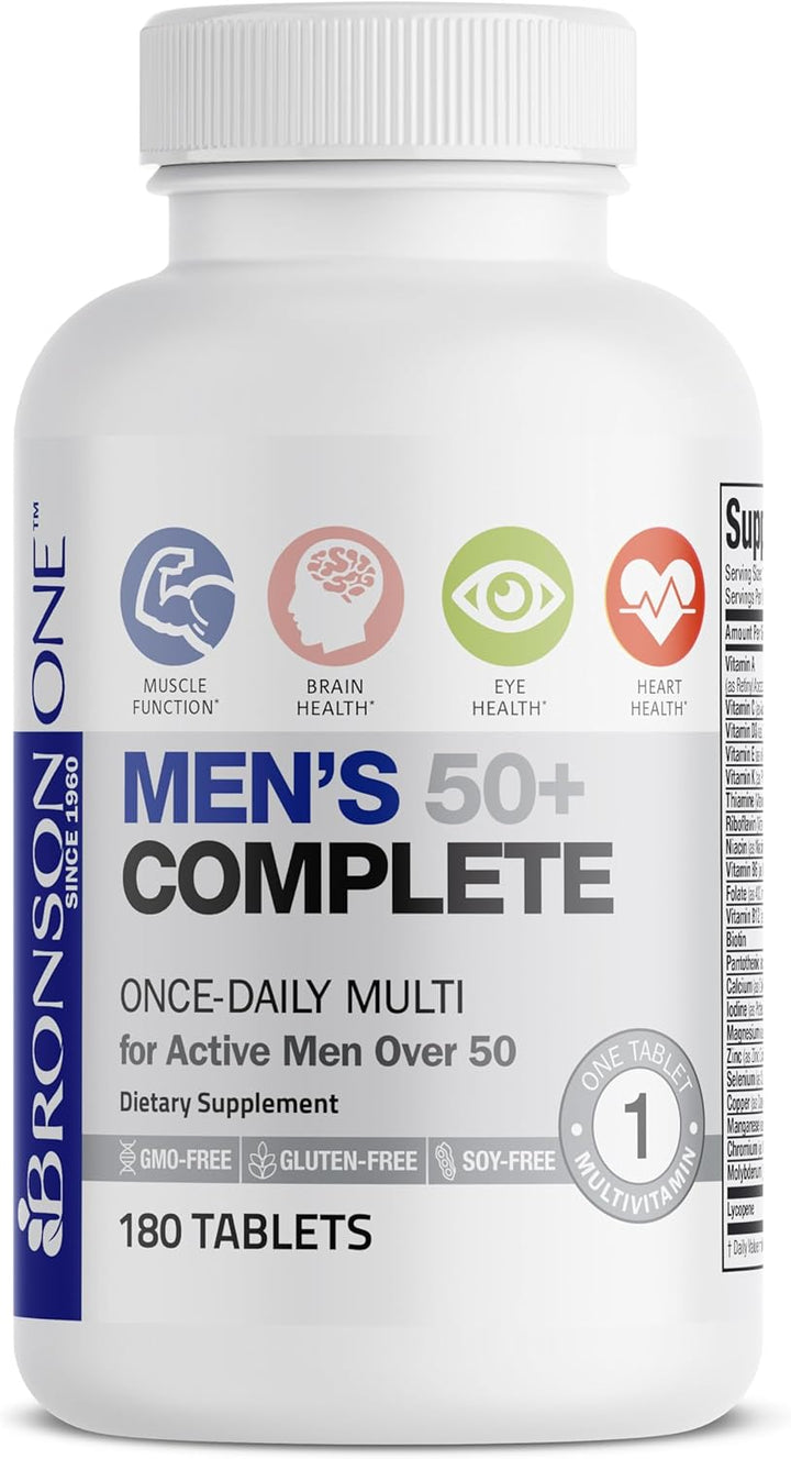Bronson ONE Daily Multivitamínico Multimineral Completo para Hombre...