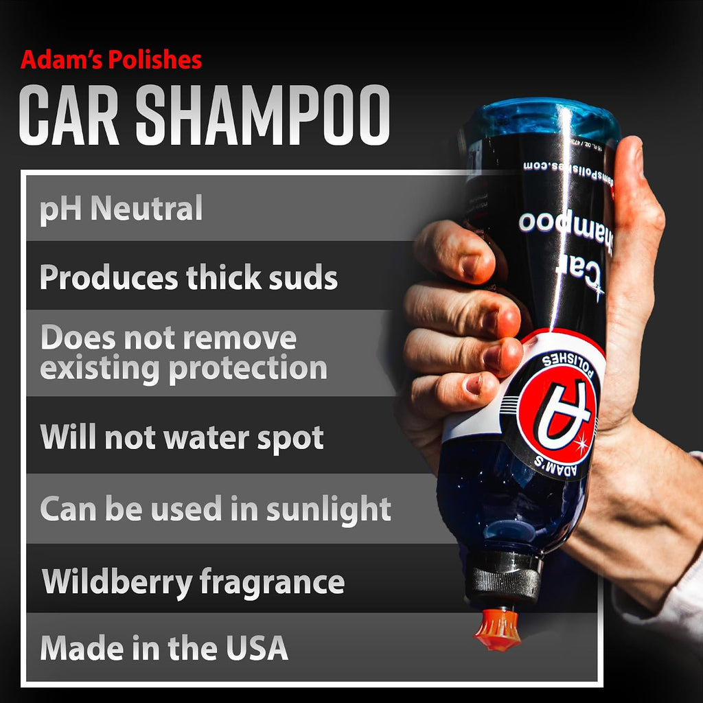 Adam's nuevo champú para autos, 16 onzas