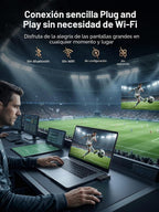 llano Transmisor y receptor HDMI inalámbrico USB-C S9, 328FT/100M
