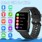 Reloj inteligente, reloj de 1.83 pulgadas para niños, frecuencia cardíaca, monitor de sueño, podómetro, reloj despertador, linterna