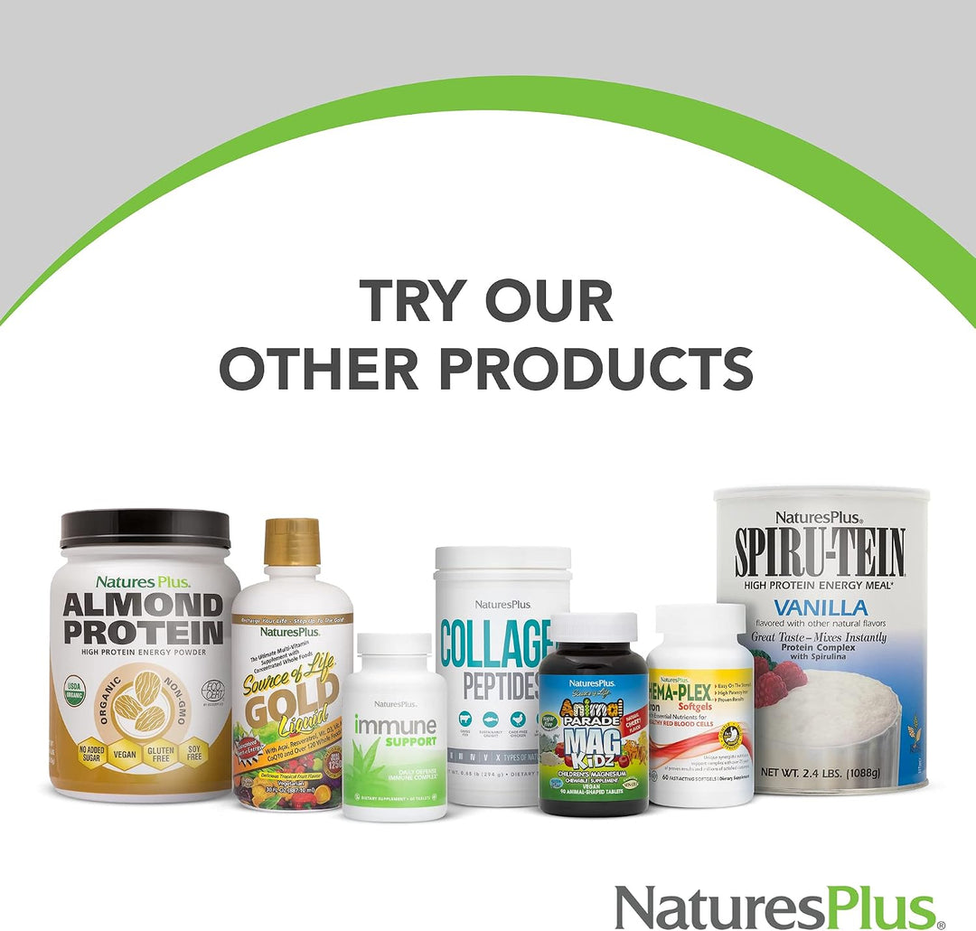 NaturesPlus Source of Life - Sin hierro - 90 mini-tabletas - Suplem...