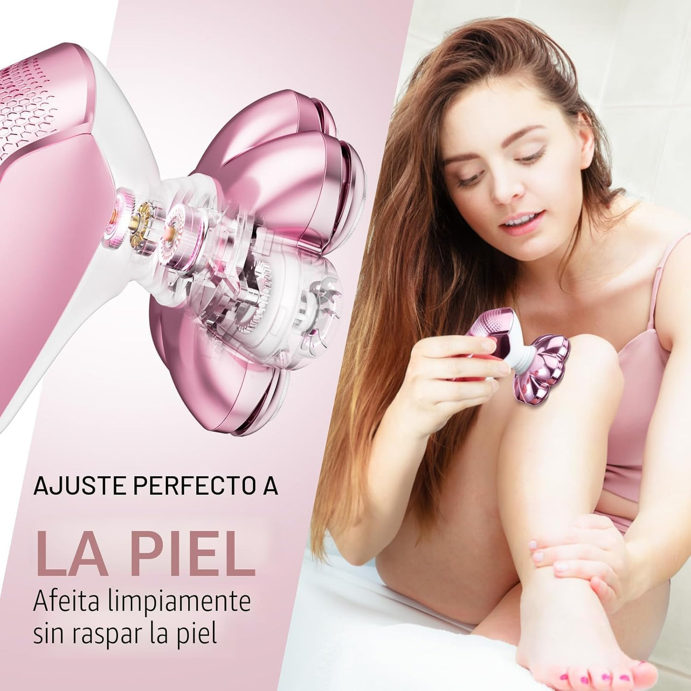 SHPAVVER Maquinillas de afeitar eléctricas para piernas de mujer: a...