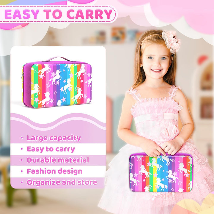 LININYHAO Elegante estuche de viaje para muñecas de moda de 12 pulg...