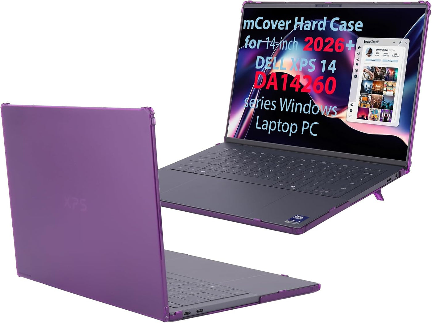 mCover Funda solo compatible con Dell Pro Max 14 MC14250 MC14250 20...
