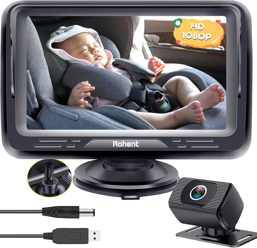 Cámara de coche Rohent para bebé USB: fácil de instalar, Plug and P...