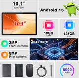 Vyrolinia Tablet Android 15 10 pulgadas 18 GB RAM+128 GB ROM\/2 TB...