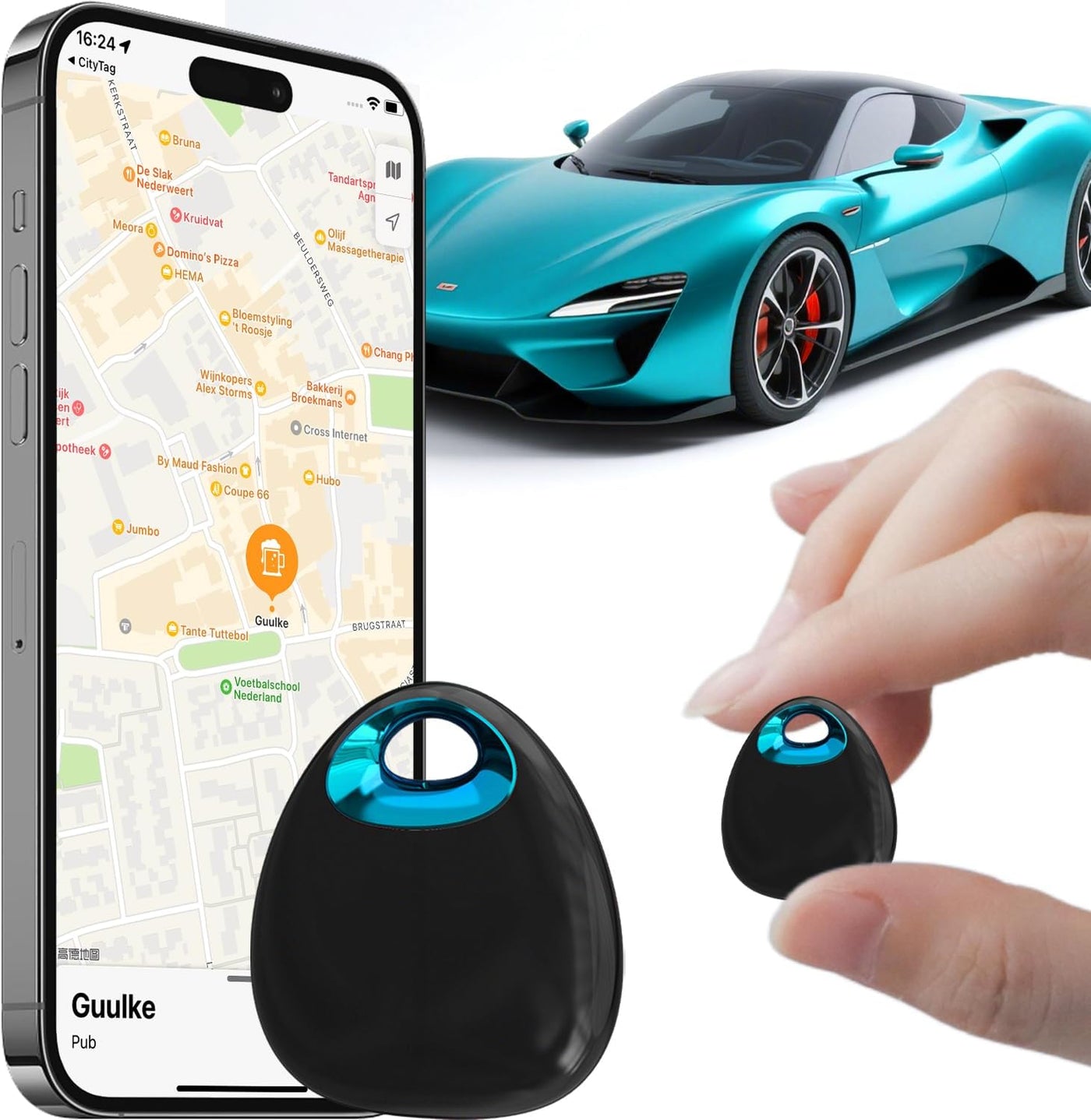 Rastreador GPS para vehículos Coches Niños y mascotas
