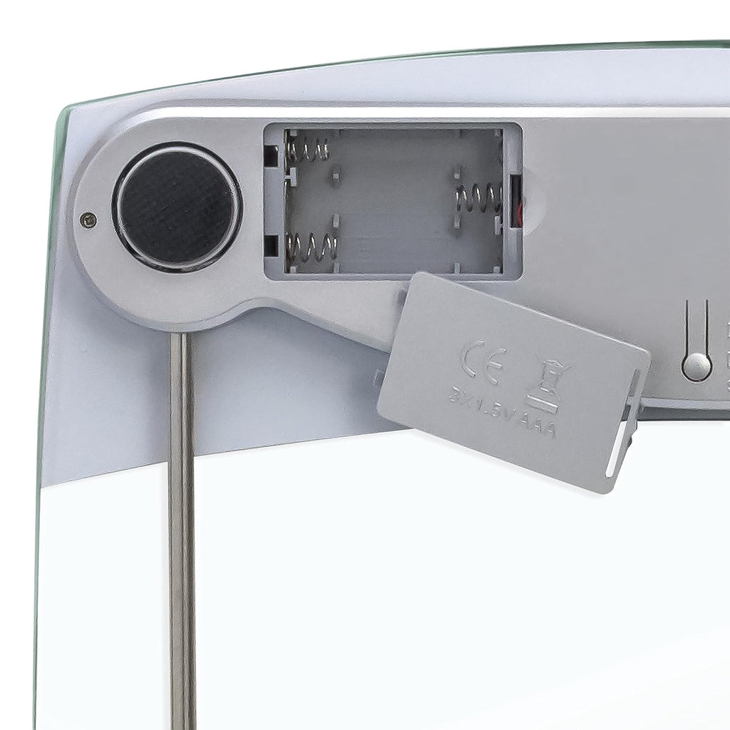 Taylor Báscula digital para peso corporal, 440 libras, acentos de acero