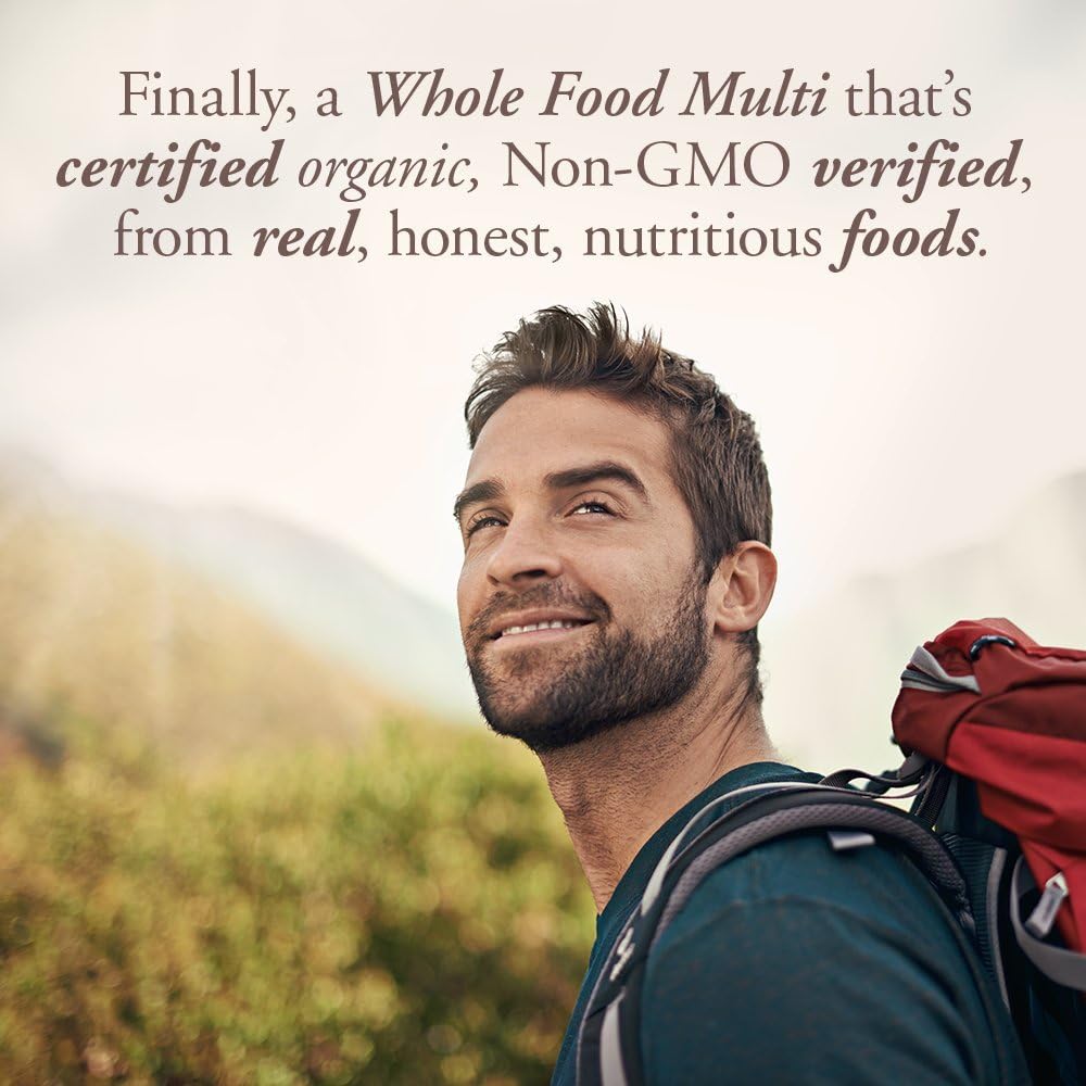 Garden of Life Organics Multivitamínico de alimentos enteros para h...