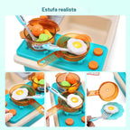 CUTE STONE Juguetes para fregadero de cocina con grifo real mejorado