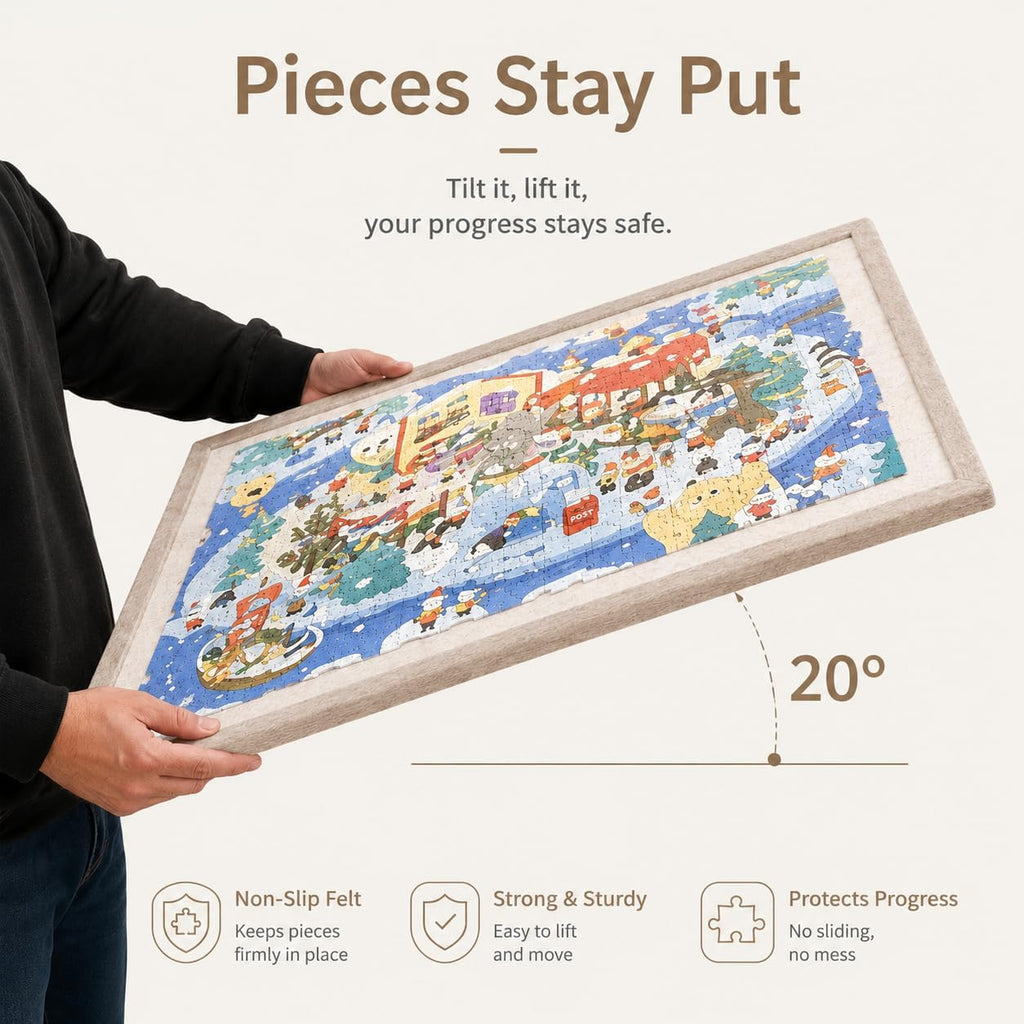 Tablero de rompecabezas, tapete de almacenamiento de rompecabezas de