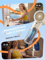 Cheerair Ventilador de Mano Portátil, Ventilador Mini Personal Pote...