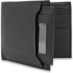 Billetera para hombre con soporte extraíble para identificación, bloqueo
