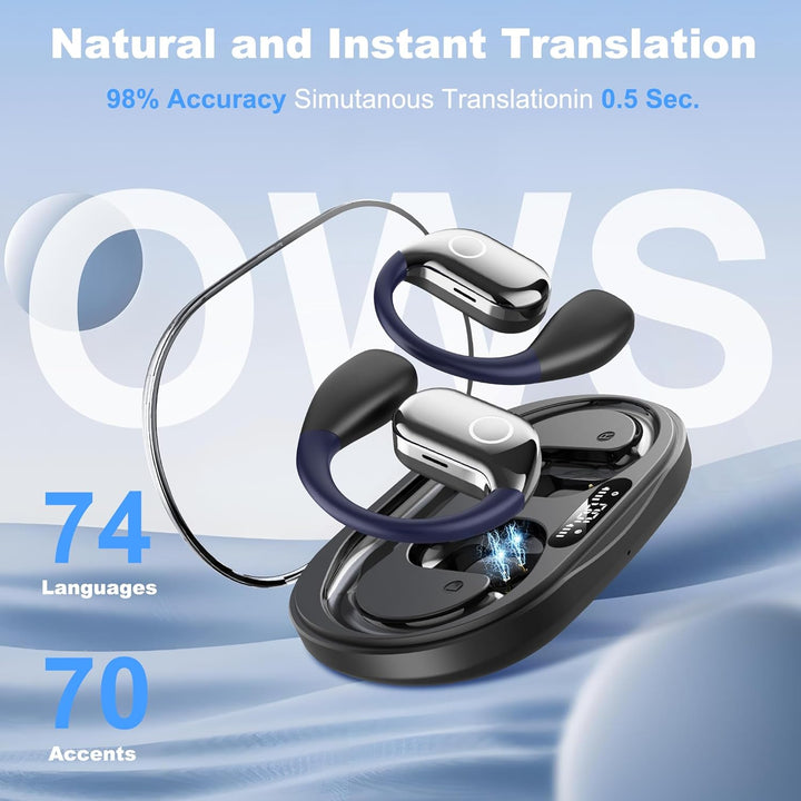 Auriculares de traducción AI en tiempo real, auriculares de traduct...