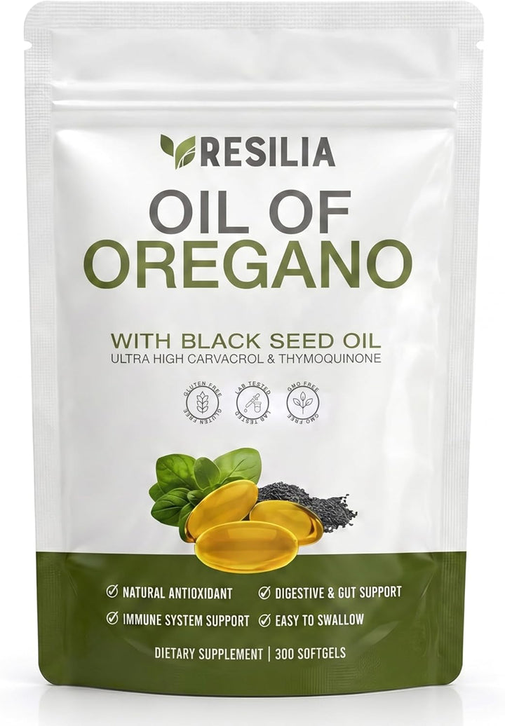 Cápsulas blandas Resilia con aceite de semilla negra de 6000 mg \u2...