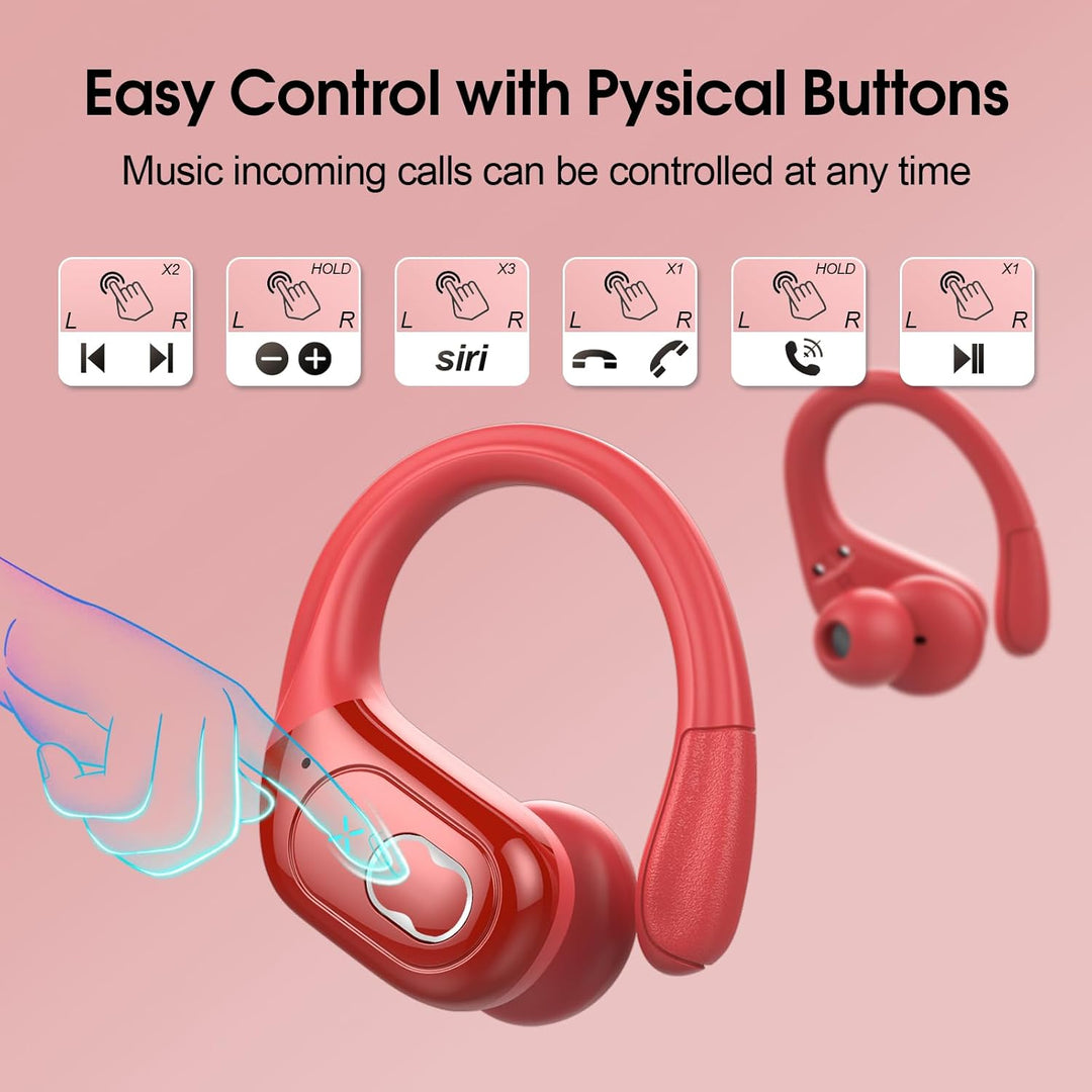 Aptkdoe Auriculares Inalámbricos 75hrs Bluetooth 5.4 Auriculares De...