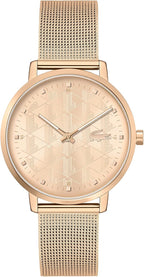 Reloj Lacoste Crocorigin para mujer con movimiento de cuarzo 2H, Acero inoxidable, Reloj de moda de pulsera, Resistente al agua hasta 3 ATM/30 metros