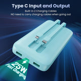 Cargador Portátil PowerBank 40,800mAh con Cables Integrados, Carga...