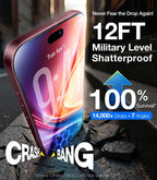 UltraGlass TOP 9H Armor - Protector de pantalla de privacidad para iPhone