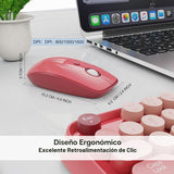 FD Combo de teclado y ratón inalámbricos | Teclado y ratón colorido...