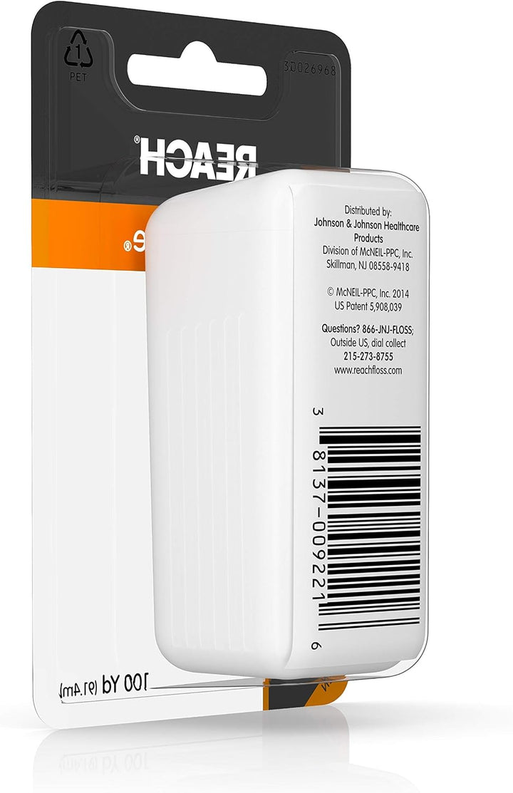 Reach Cinta de dentotape encerada, sin sabor, 100 yardas, 1 unidad...