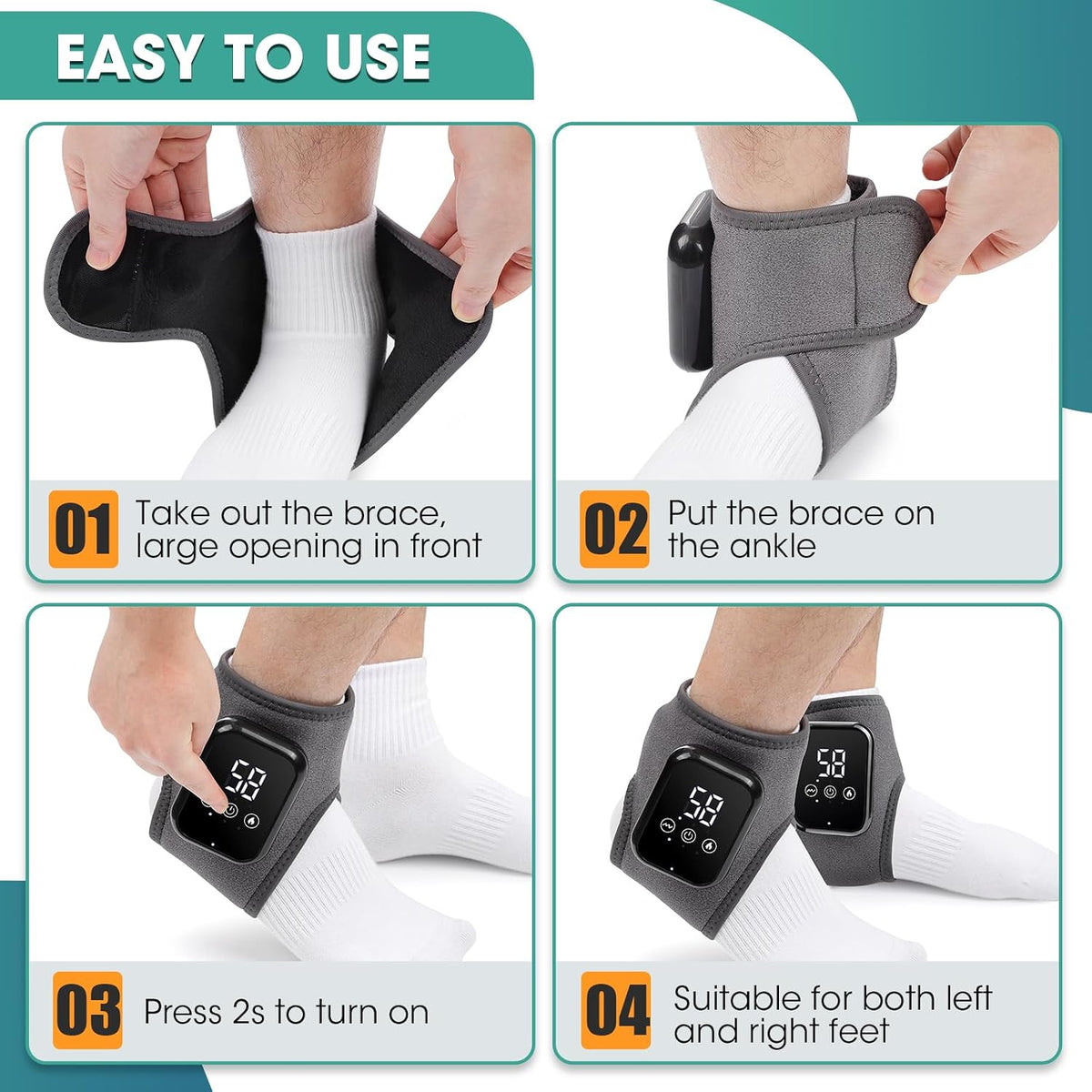 Masajeador de pies 2PCS para neuropatía y fascitis plantar