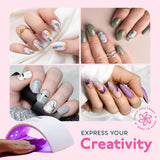 SUNUV Lámpara UV para uñas, secador para esmalte de gel con sensor,...