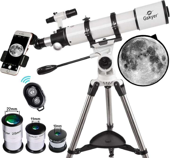 Gskyer, telescopio refractor astronómico AZ de 600x90 mm; telescopi...