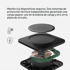Belkin Almohadilla de carga inalámbrica de 15W, cargador Qi compacto para