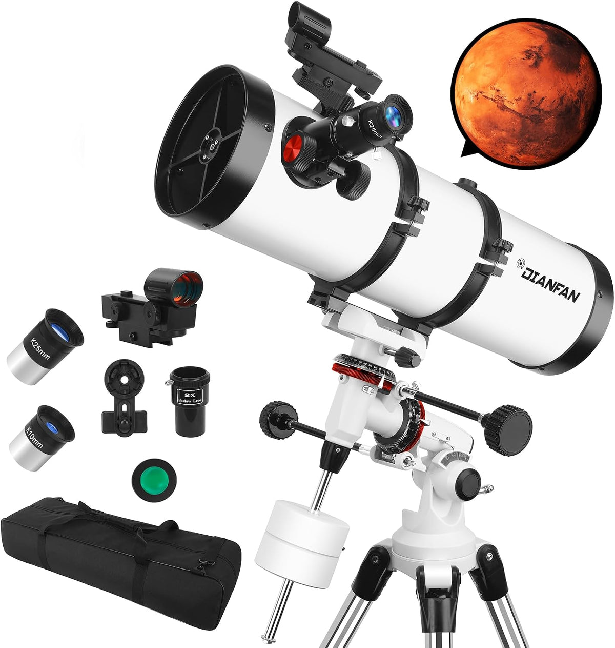 Telescopio de astronomía profesional 150EQ para adultos de alta