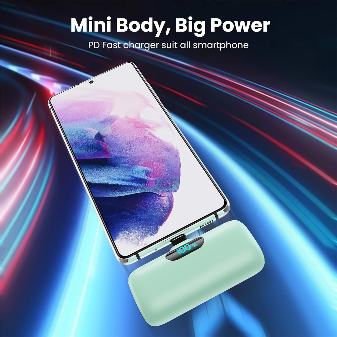 [Paquete de 2] Mini Cargador Portátil 5000mAh Banco de Energía, Ene...