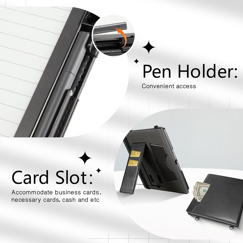 Funda para Kindle Scribe de 10,2" (2024/2022) de piel sintética con soporte para bolígrafo