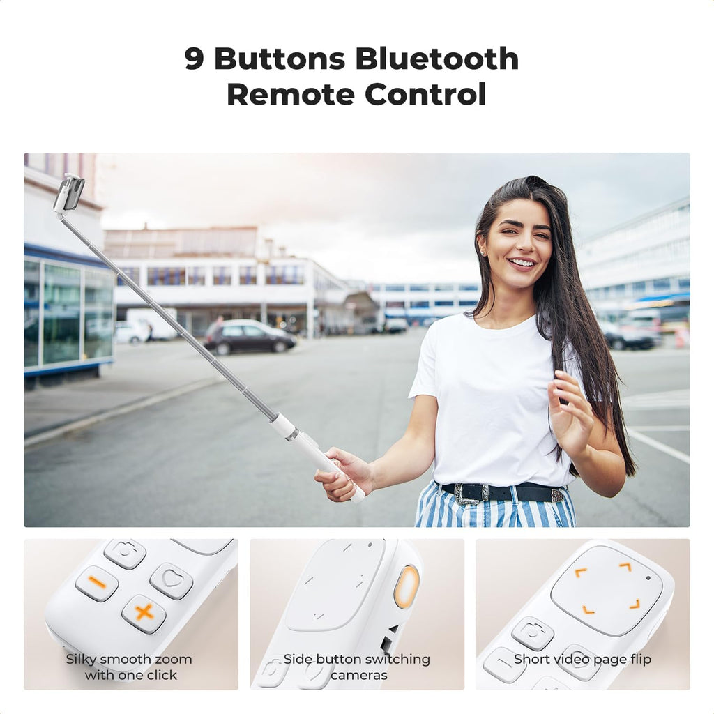 K&F CONCEPT Trípode de teléfono Pop Open y de plegado rápido de 69"