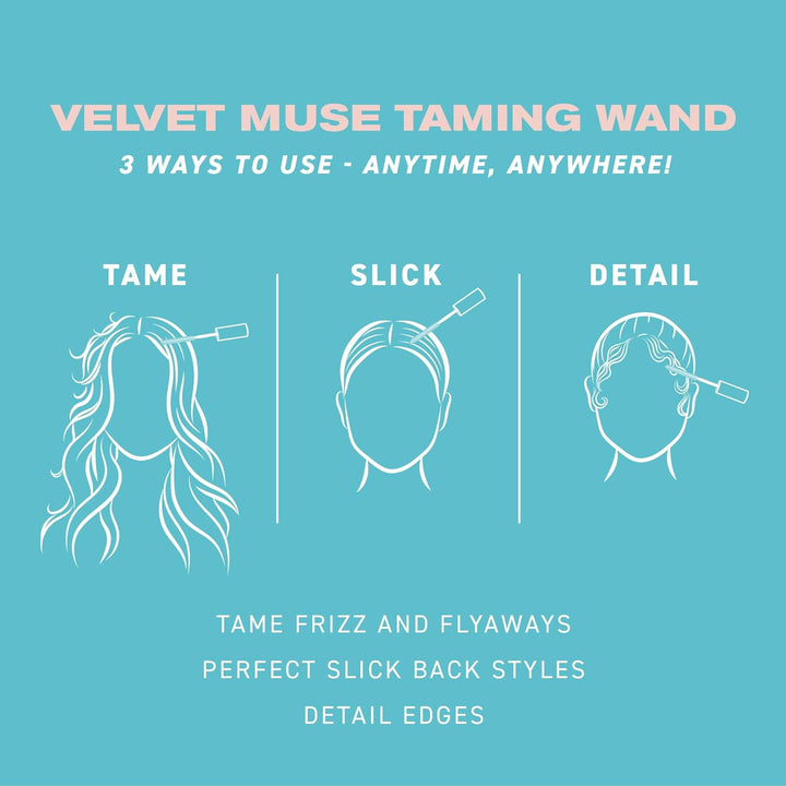 IGK Good Behavior Velvet Muse Frizz and Flyaway Hair Taming Wand -...