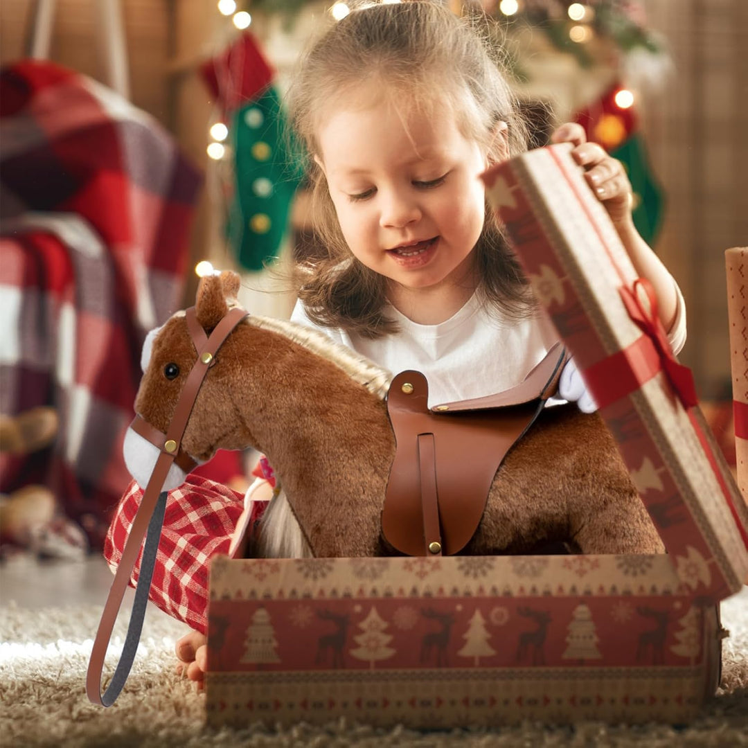 HollyHOME Caballo de Peluche Animal Lindo Poni de Peluche Juguete d...