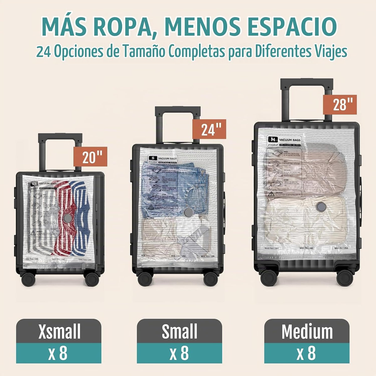 Bolsas de almacenamiento de vacío de bomba inalámbricas recargables