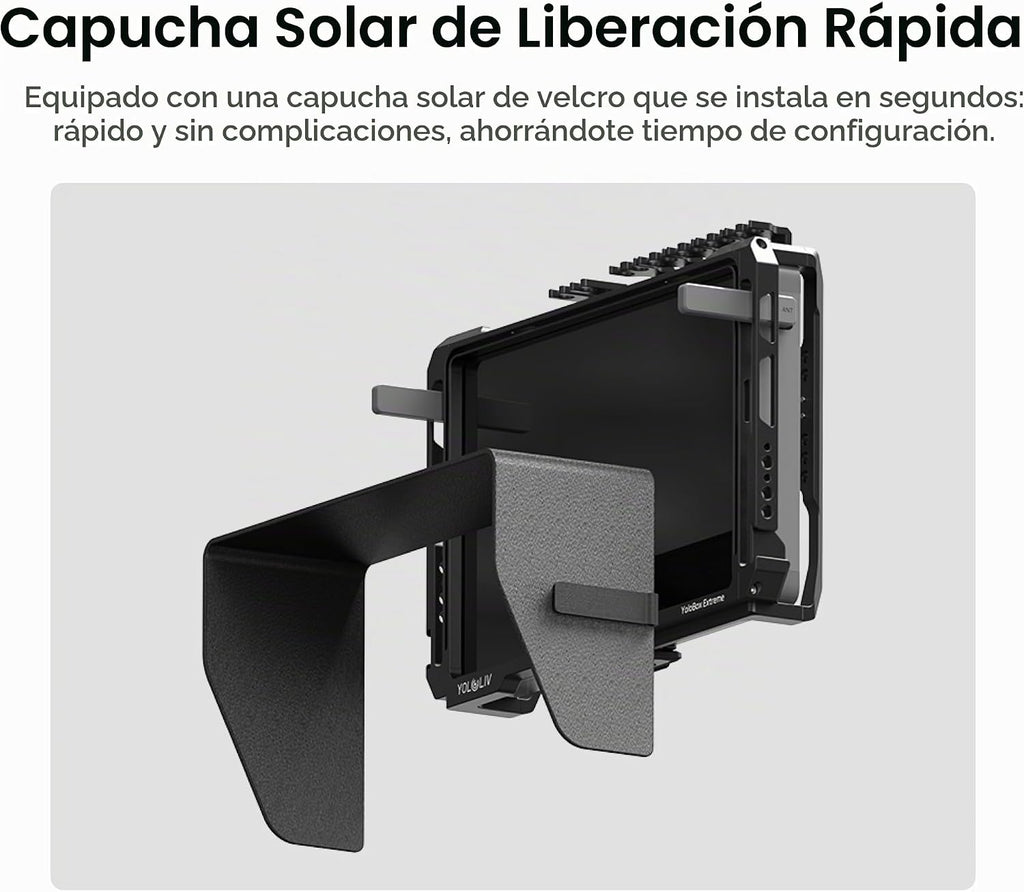 YoloLiv YoloBox Extreme Jaula protectora de aluminio con soportes de zapata
