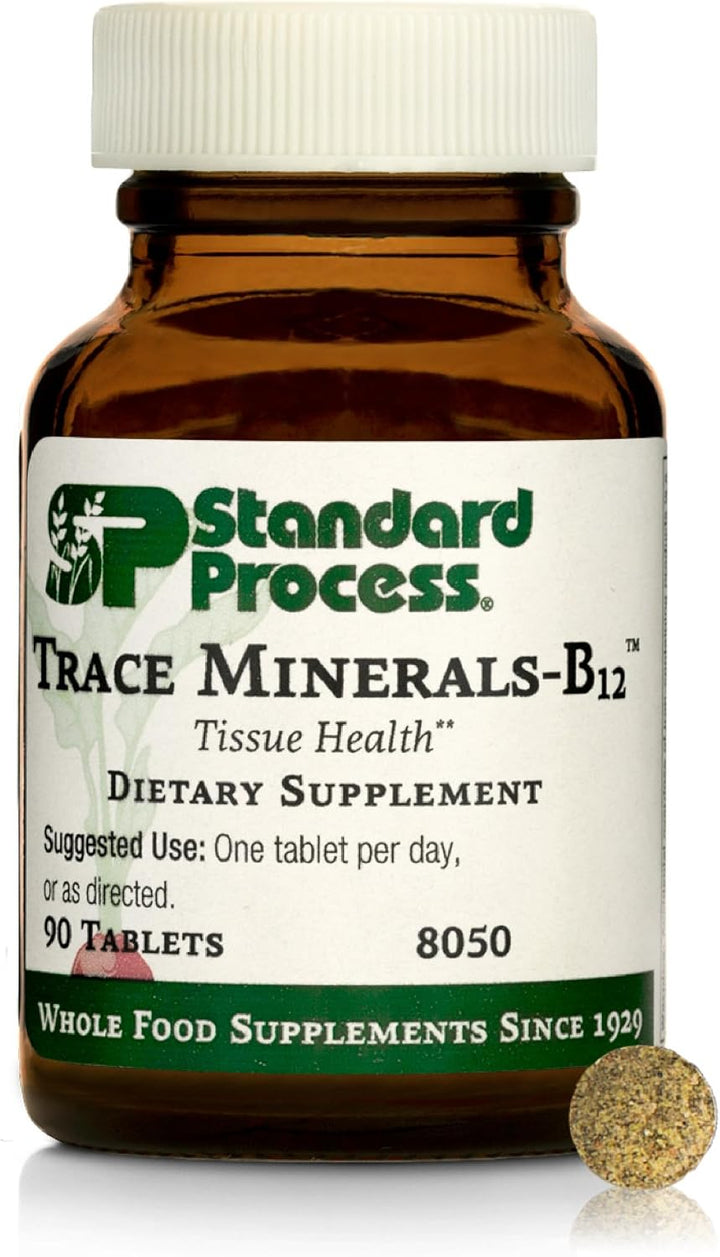 Standard Process Trace Minerals-B12 - Bazo de alimentos integrales,...
