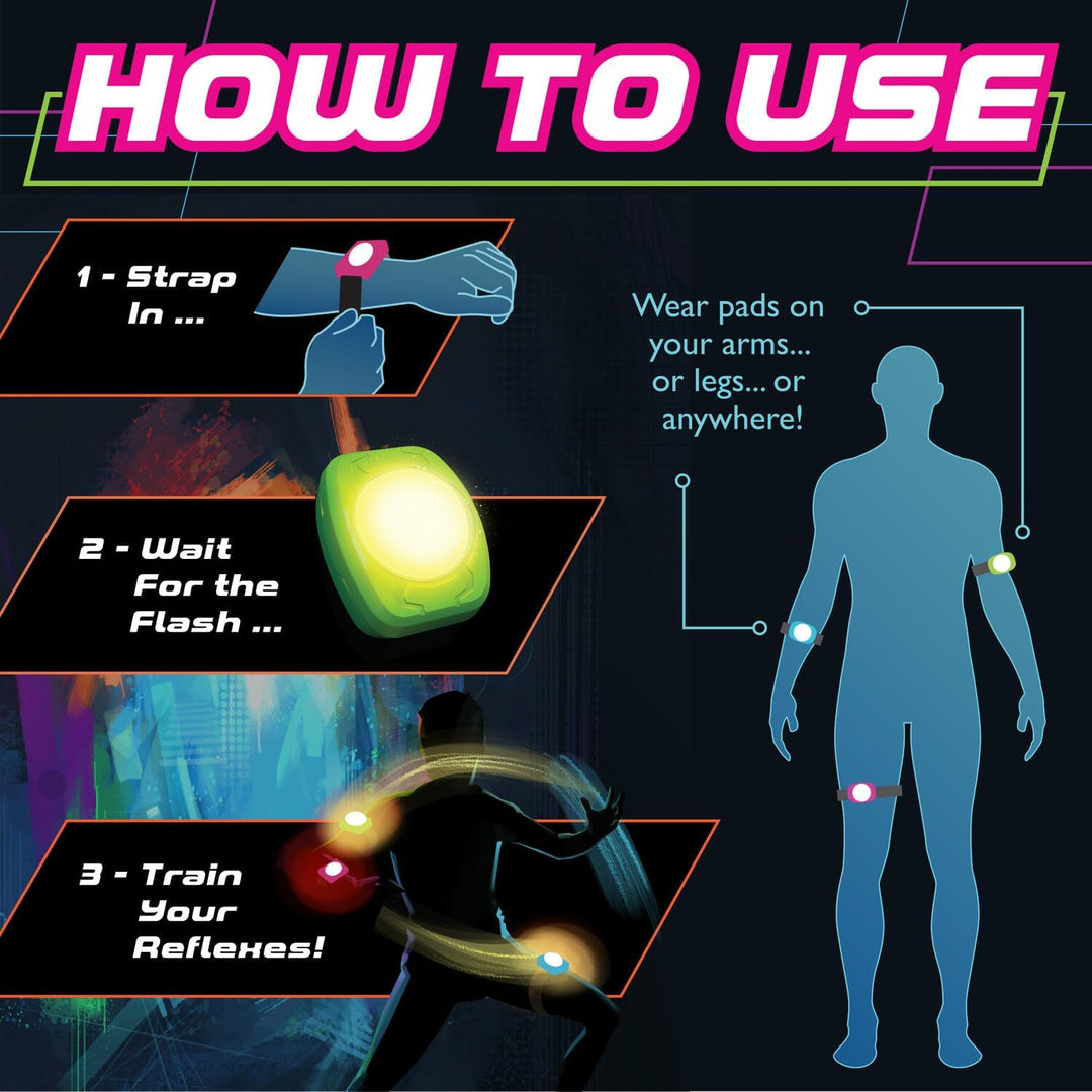 MindWare Flex Flash Reflex - Juego de entrenamiento para niños y ad...