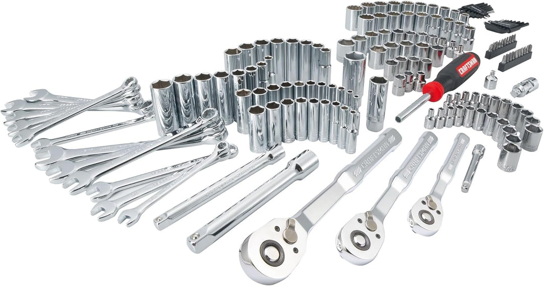 CRAFTSMAN Juego de llaves, 159 piezas de llaves de tubo hexagonal p...