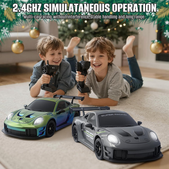 Aka Supaku Coche de deriva a control remoto, 1:24 4WD, vehículo con...